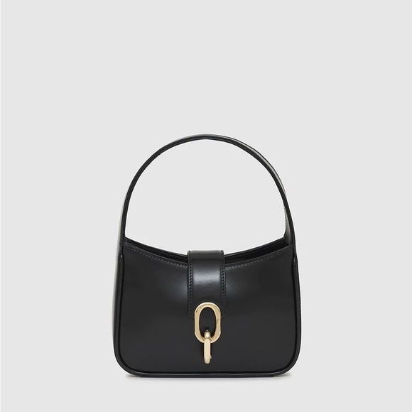 Anine Bing Bags Anine Bing Mini Cleo Bag In Highshine Black Poshmark